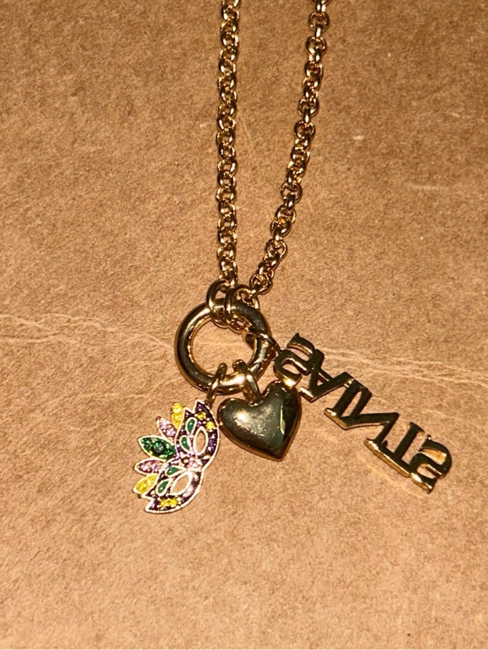 WEAR by Erin Andrews x BaubleBar New Orleans Saints necklace